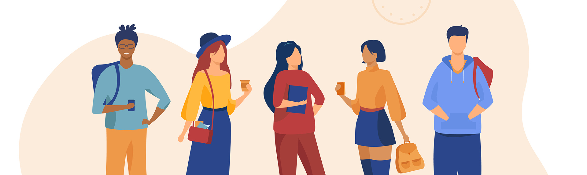 Header illustration étudiants