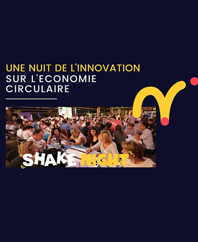 EVENT visuel Shake night la nuit de l'innovation sur l'économie circulaire 2021