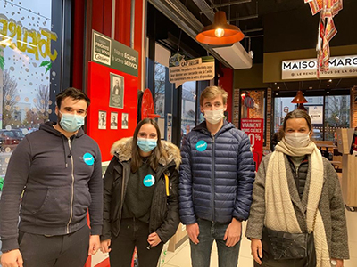 actu 2021 les étudiants s'engagent avec la banque alimentaire